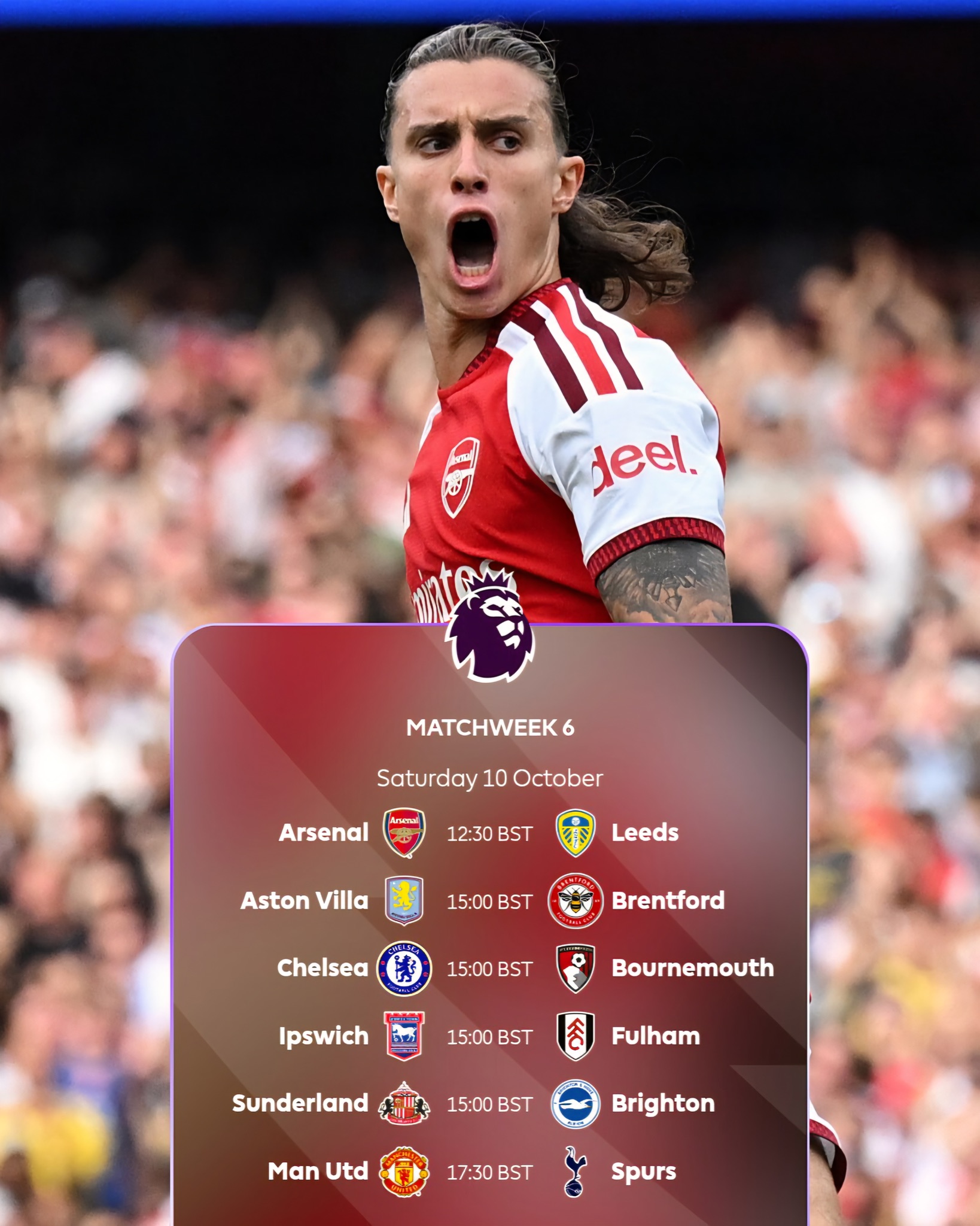 Premier League Matchweek 6 26/27